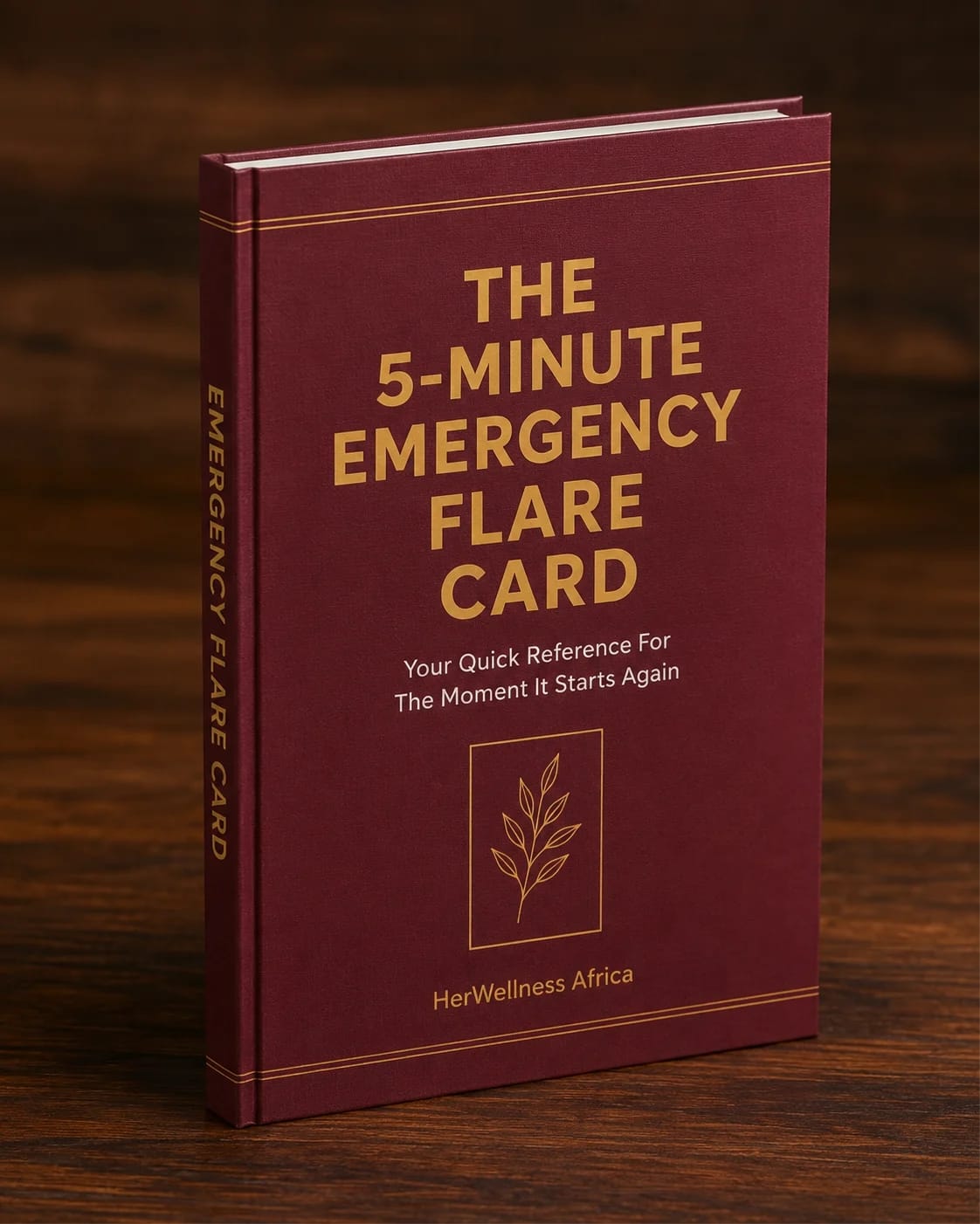 Emergency Flare Card mockup