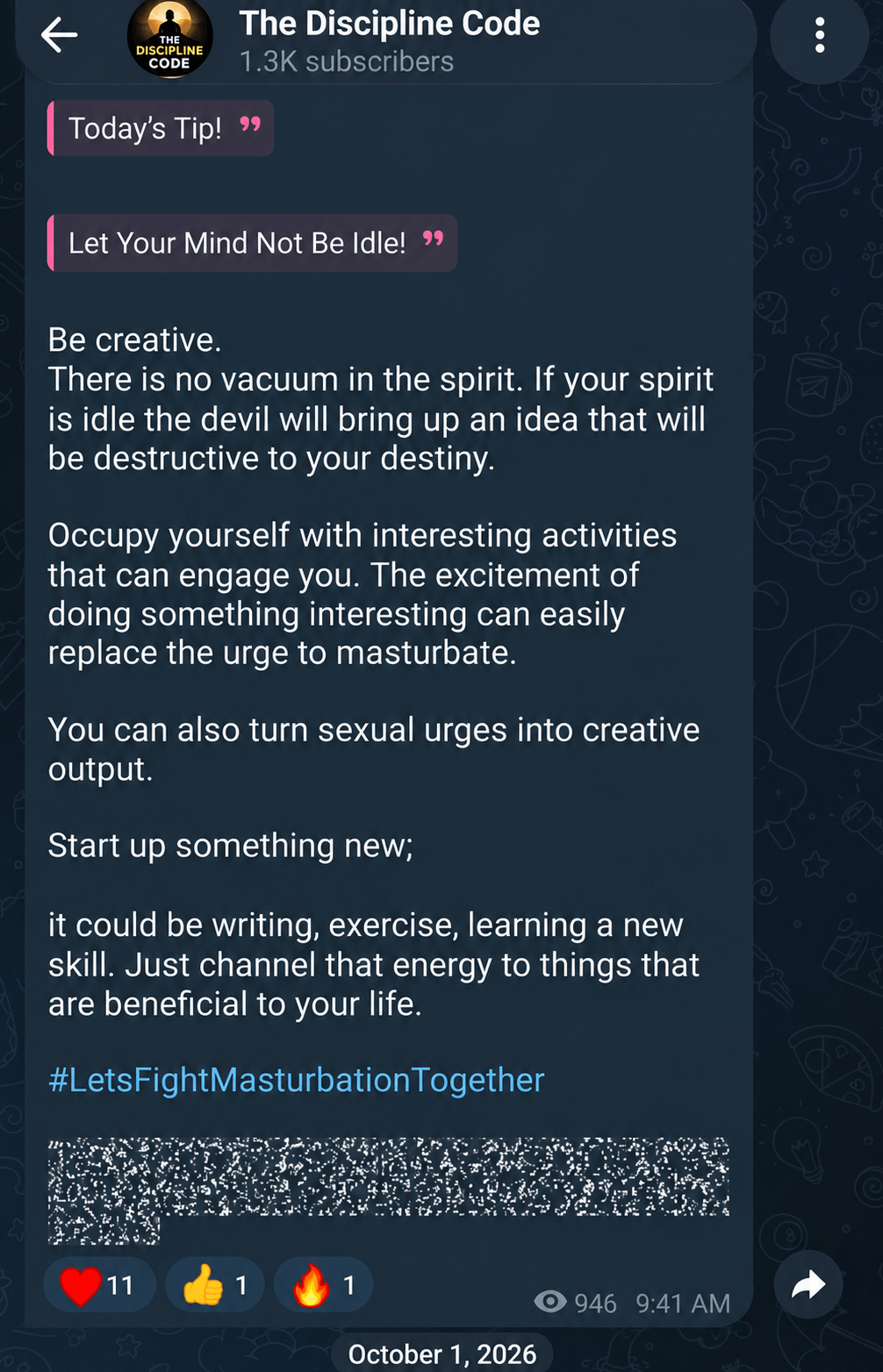 Telegram community