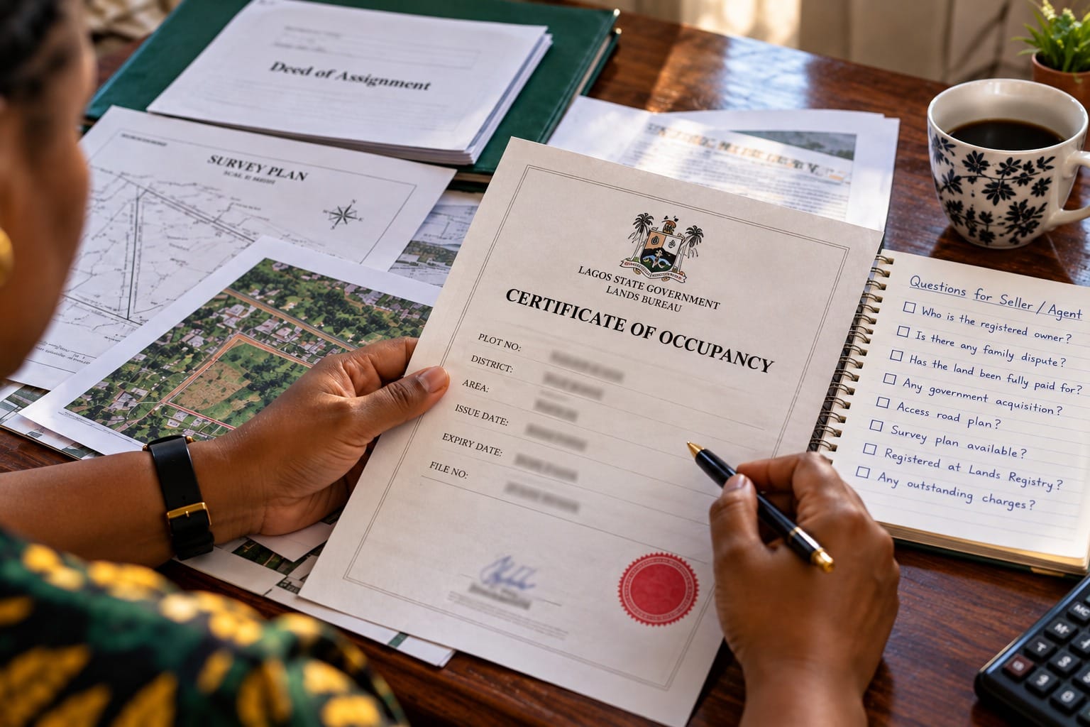 Property paperwork and unanswered questions before a land payment decision
